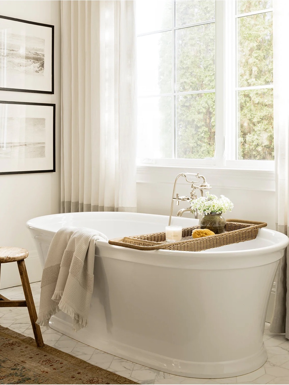 McGee & Co. Pickens Rattan Bath Caddy – New - Picture 3 of 3